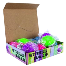 Neon Stress Ball - 6cm, assorted colours